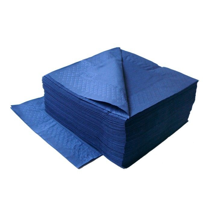 Lime 740500 Салфетки сервировочные 2х слойные, 33х33 см, 125 штук, темно синие