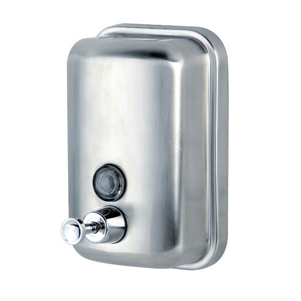 Ksitex SD 1618-800М Дозатор жидкого мыла механический, металлический, хром, матовый