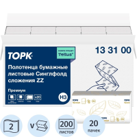 Листовые полотенца Торк (Tork) Premium Singlefold 133100