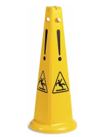 Пластиковый пирамидальный знак TTS Осторожно мокрый пол S210410