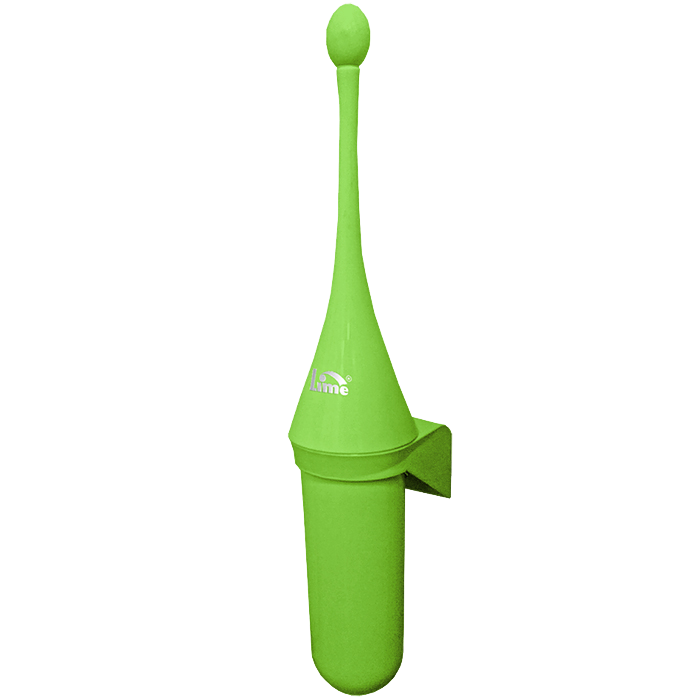 Lime 975004 Ёрш для туалета настенный, зелёный пластиковый