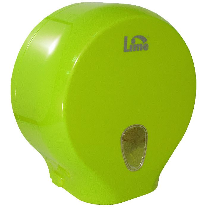 Lime 915204 Диспенсер для рулонной туалетной бумаги 200 м, mini зелёный, пластиковый