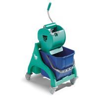 Уборочная тележка TTS Nick 15, с роликовым отжимом Dry, без ручки, колеса d 80 мм., одноведерная(00066045)