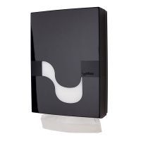 C92110 Диспенсер Celtex Megamini Black для складных полотенец для рук, черный