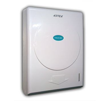 Ksitex TН-5823 W2 Диспенсер для бумажных полотенец, пластик, белый