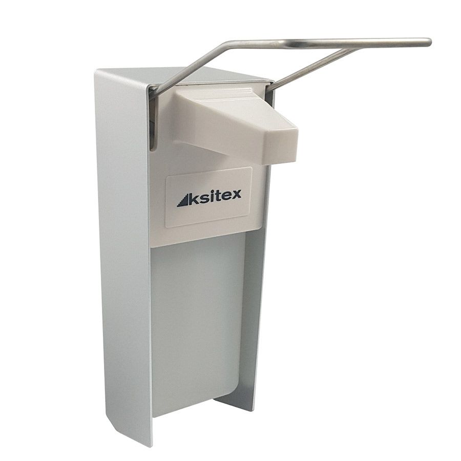 Ksitex SM-1000 Дозатор жидкого мыла локтевой, алюминий