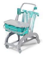 Уборочная тележка TTS Nick Hermetic 105, серая база и рукоятка, зелёное ведро 10 Л, держатель мешка 50 Л(0D0V6505E)