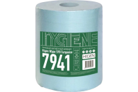 Нетканый протирочный материал Higen S90 turquoise креп., бирюзовый, 300x380мм, 500л.рул 7941
