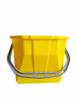 Ведро без отжима TTS Moplen 15 л желтое , полипропиленовое, для уборки(000G3501)