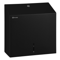 Диспенсер для отдельных бумажных полотенец металлический MERIDA STELLA R MAXI (BLACK) ASC101.R