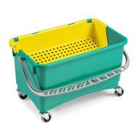 Ведро TTS Jim 28 л., зеленое, на колесах (00002904)