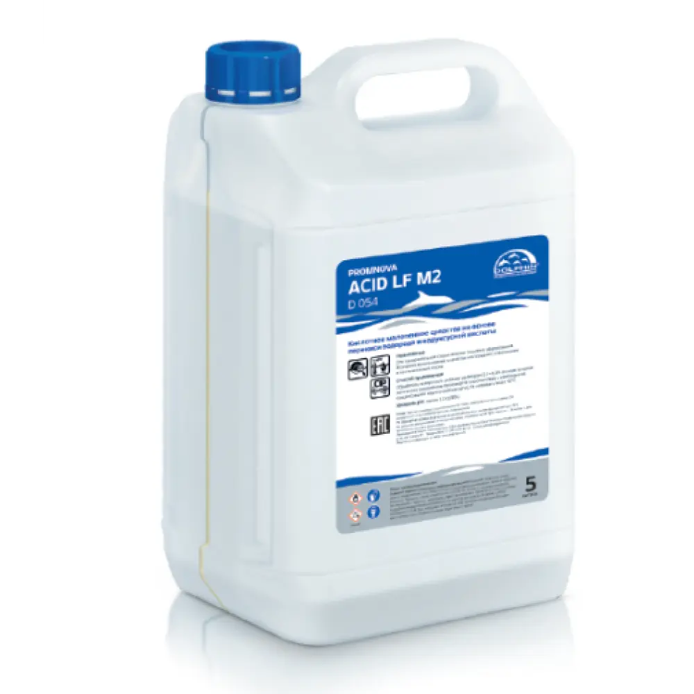 Концентрированное низкопенное кислотное средство PROmnova Acid LF M2 для дезинфекции на пищевых производствах