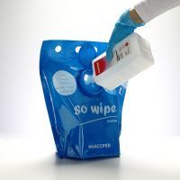 Протирочный материал HACCPER SoWipe для интенсивной очистки, синий, в пакете-диспенсере 250л
