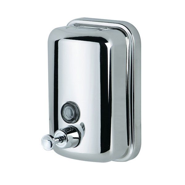 Ksitex SD 1618-800 Дозатор жидкого мыла механический, металлический, хром, блестящий