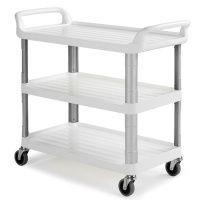Сервисная тележка TTS Shelf 3800W — с тремя полками, 98x50x111 см, белая