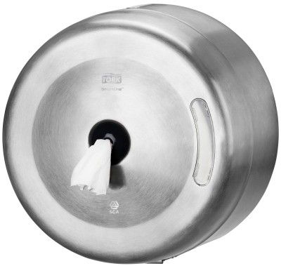 472054 Tork SmartOne T8 диспенсер для туалетной бумаги в рулонах, антивандальный, металлик