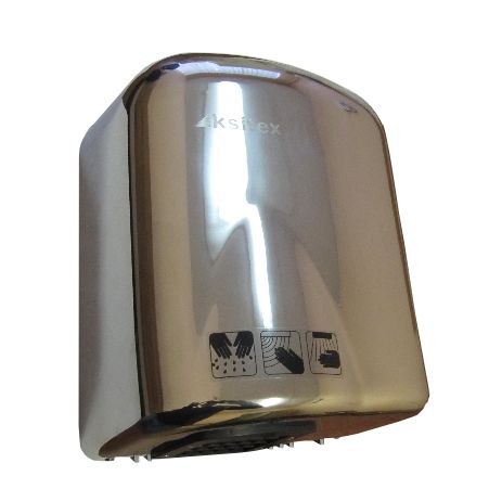 M-1650АСN Ksitex Сушилка для рук, металлическая, хром, блестящая
