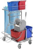 Тележка уборочная TTS Modular 112 многофункциональная с отжимом Dry (00007112/DRY)