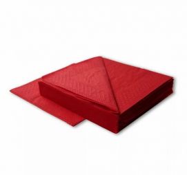Lime 510700 Салфетки сервировочные, 2 слоя, 24х24 см, 250 штук, красные