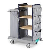 Тележка для горничной TTS Green Hotel 944 с держателем для 120-литрового мешка