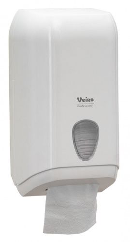 Veiro Professional A620KK1NS Диспенсер для листовой туалетной бумаги  L-ONE, пластик, белый