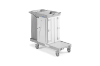 Тележка для отелей TTS MAGIC HOTEL 830 SAFETY складной держатель мешка 120л, съемная дверца с замком, 2 держателя для шланга пылесоса, колеса 125 мм MH830S0T0V00