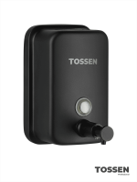 TOSSEN MN-500 MB (Midnight) - механический диспенсер жидкого мыла