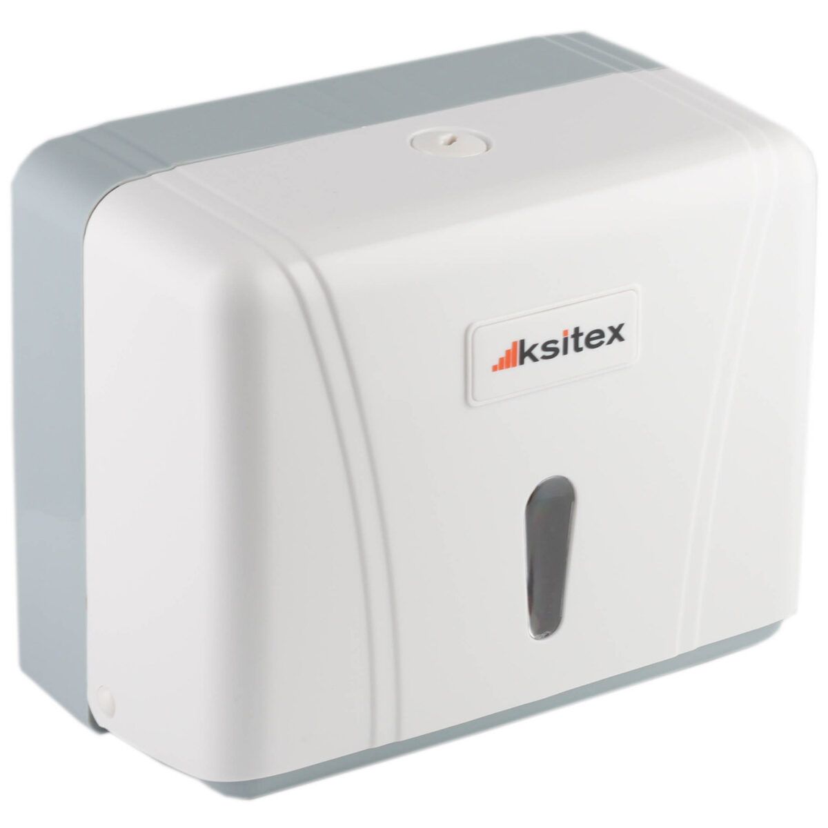 Ksitex TН-404W Диспенсер для бумажных полотенец, пластик, белый