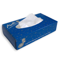 Салфетки для лица Motti 2-сл, 100л, белые (153100)