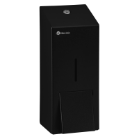 Дозатор жидкого мыла металлический "MERIDA STELLA R" MAXI (BLACK) 1000 мл DSC106.R
