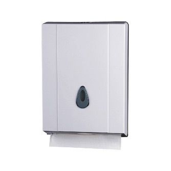 Ksitex ТН-8035A Диспенсер для бумажных полотенец, пластик, белый