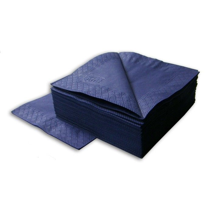 Lime 510500 Салфетки сервировочные, 2 слоя, 24х24 см, 250 штук, темно синие